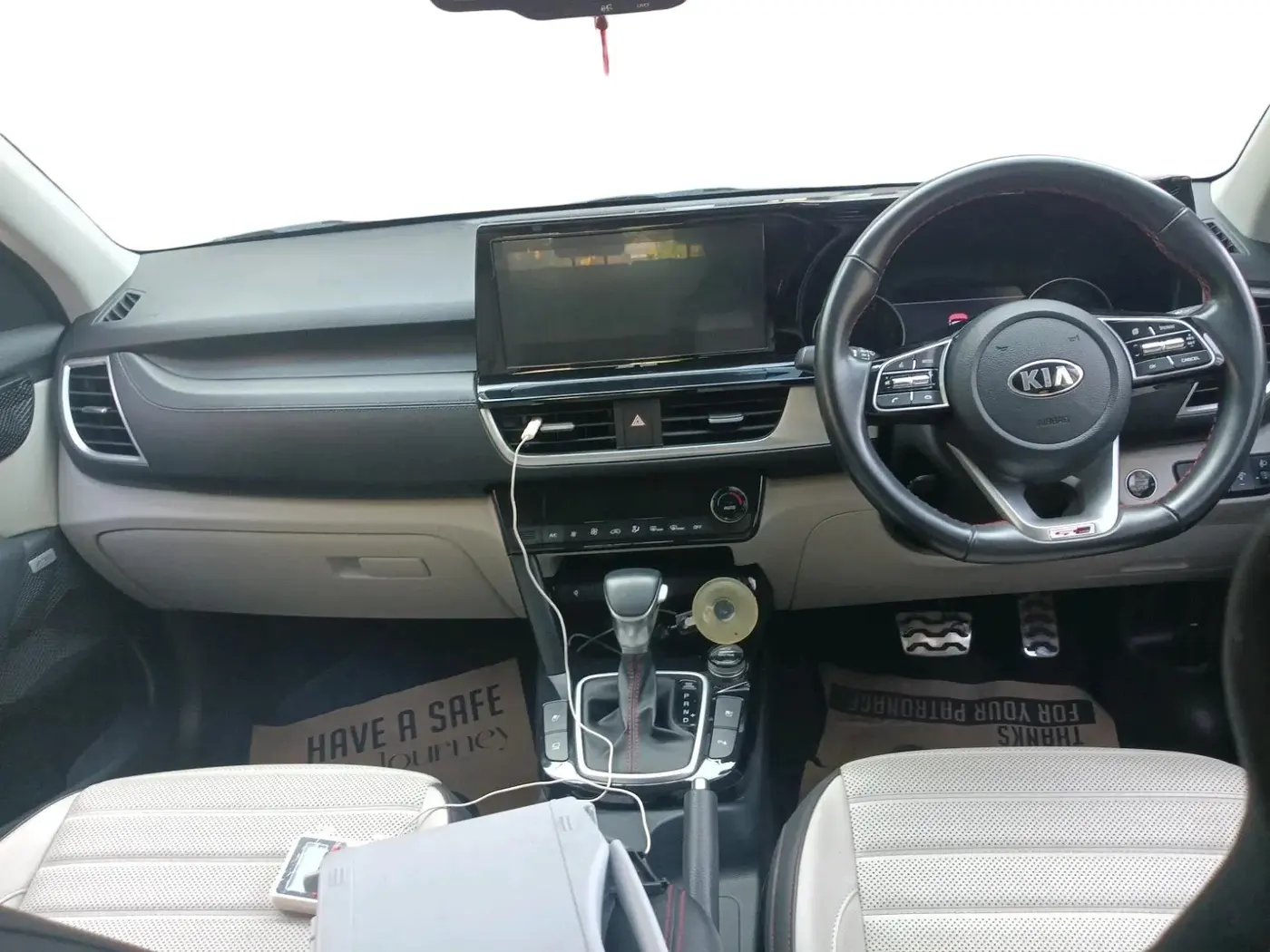 2019 KIA SELTOS GTX PLUS DCT 1.4 PETROL, Petrol, Automatic, 22,552 km, interior