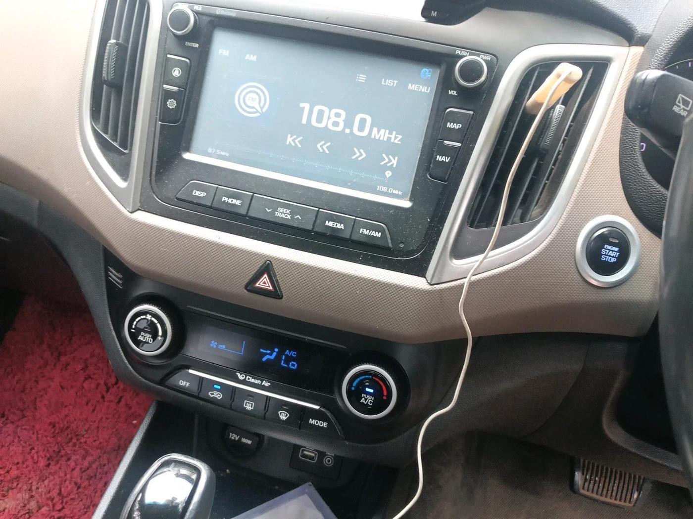 2017 Hyundai Creta SX PLUS AT 1.6 DIESEL, Diesel, Automatic, 1,39,274 km, interior