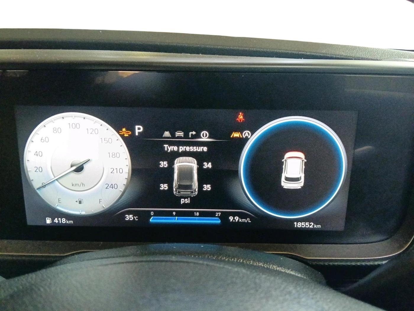 2024 Hyundai Creta SX (O) IVT KNIGHT 1.5 PETROL, Petrol, Automatic, 18,552 km, interior