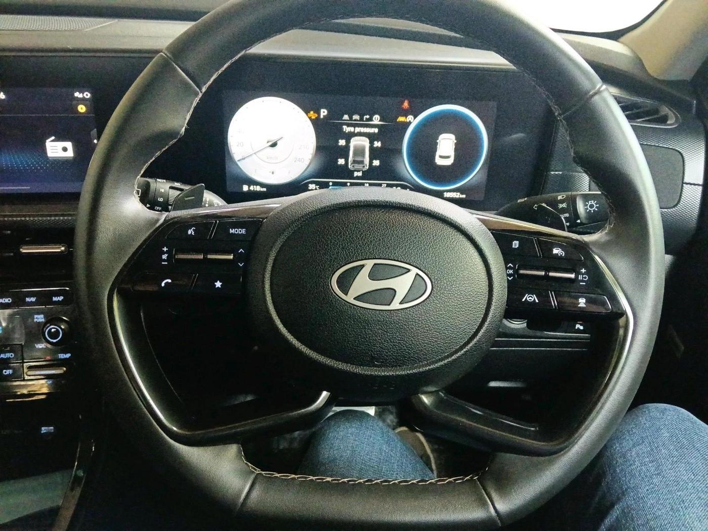 2024 Hyundai Creta SX (O) IVT KNIGHT 1.5 PETROL, Petrol, Automatic, 18,552 km, interior
