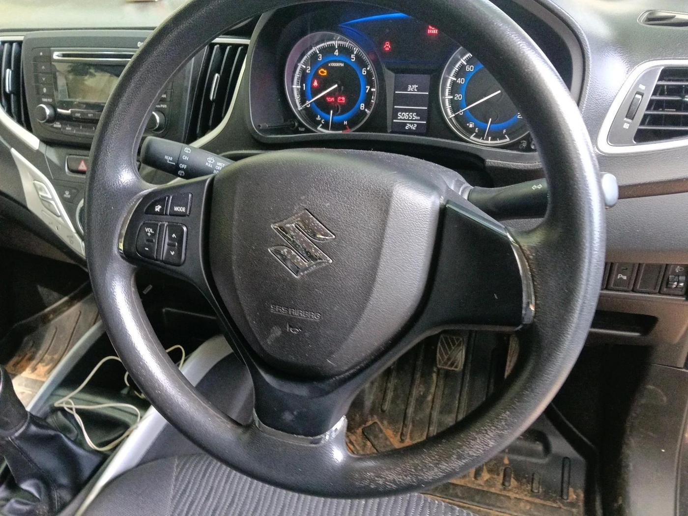 2018 Maruti Baleno DELTA PETROL 1.2, Petrol, Manual, 50,655 km, interior