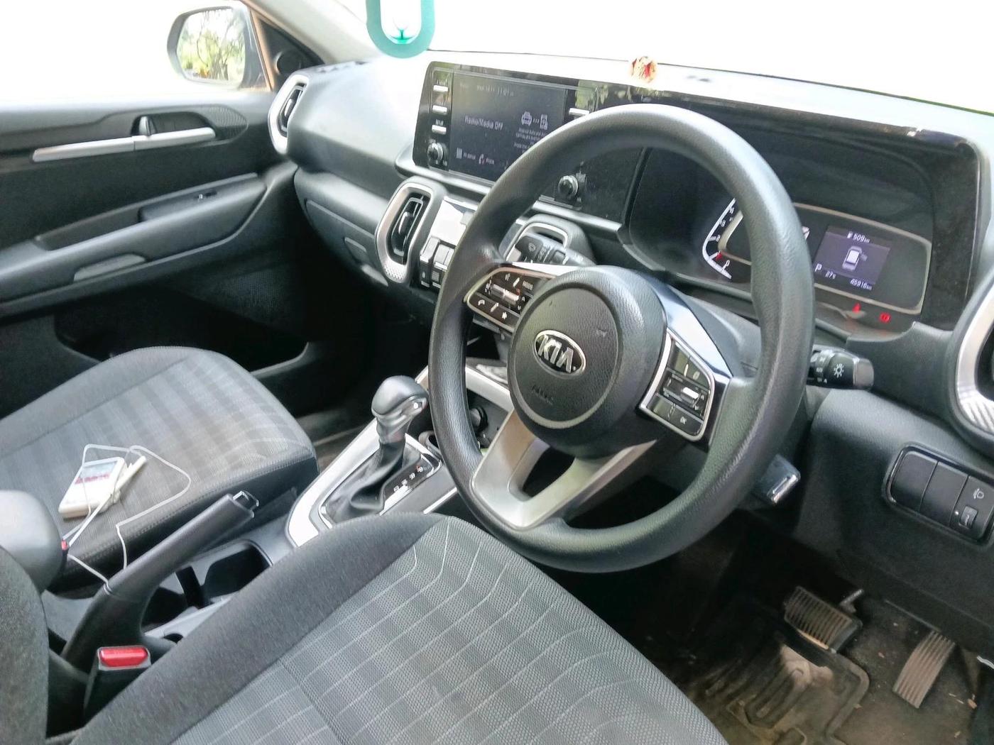 2020 KIA SONET HTK PLUS 1.5 AT, Diesel, Automatic, 45,916 km, interior