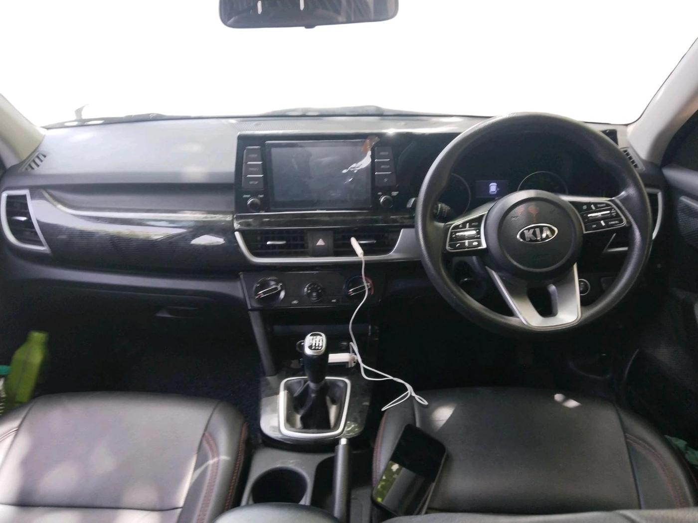 2021 KIA SELTOS HTK PLUS 1.5, CNG, Manual, 1,09,618 km, interior
