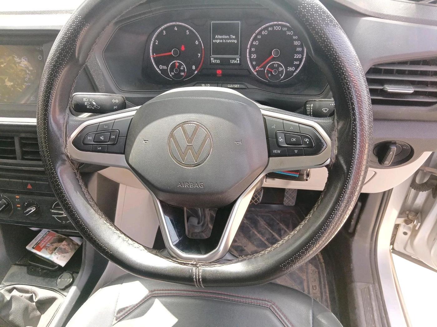2021 Volkswagen TAIGUN COMFORTLINE 1.0 TSI MT, Petrol, Manual, 74,733 km, interior