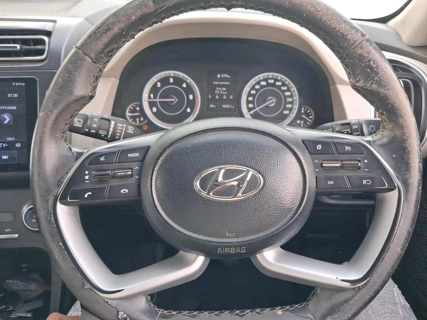 2020 Hyundai Creta SX 1.5 DIESEL, Diesel, Manual, 90,321 km, interior