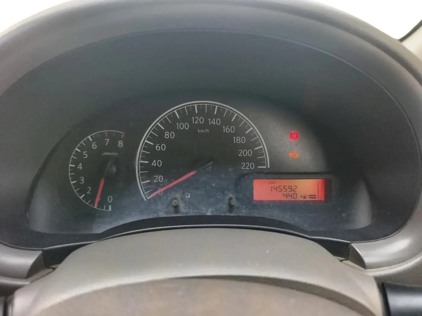 2011 Nissan Sunny XL, CNG, Manual, 1,45,592 km, interior