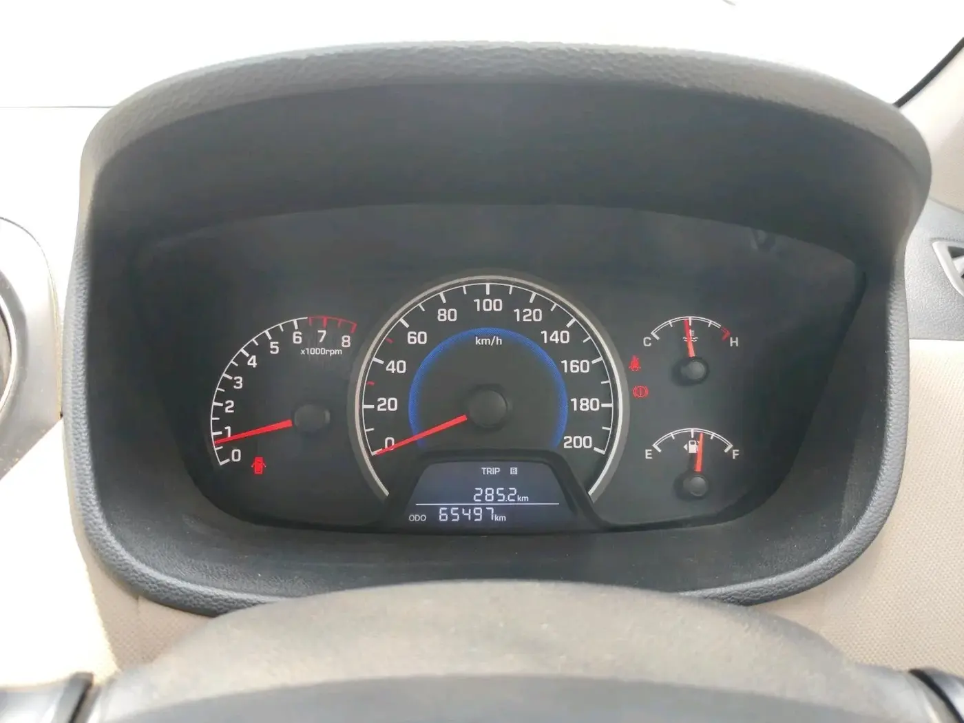 2018 Hyundai Grand i10 SPORTZ 1.2 KAPPA VTVT, CNG, Manual, 65,497 km, interior