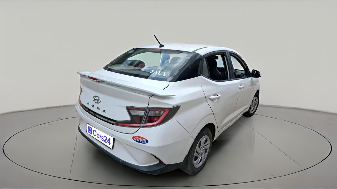 2022 Hyundai AURA S 1.2 CNG, CNG, Manual, 73,175 km, exterior