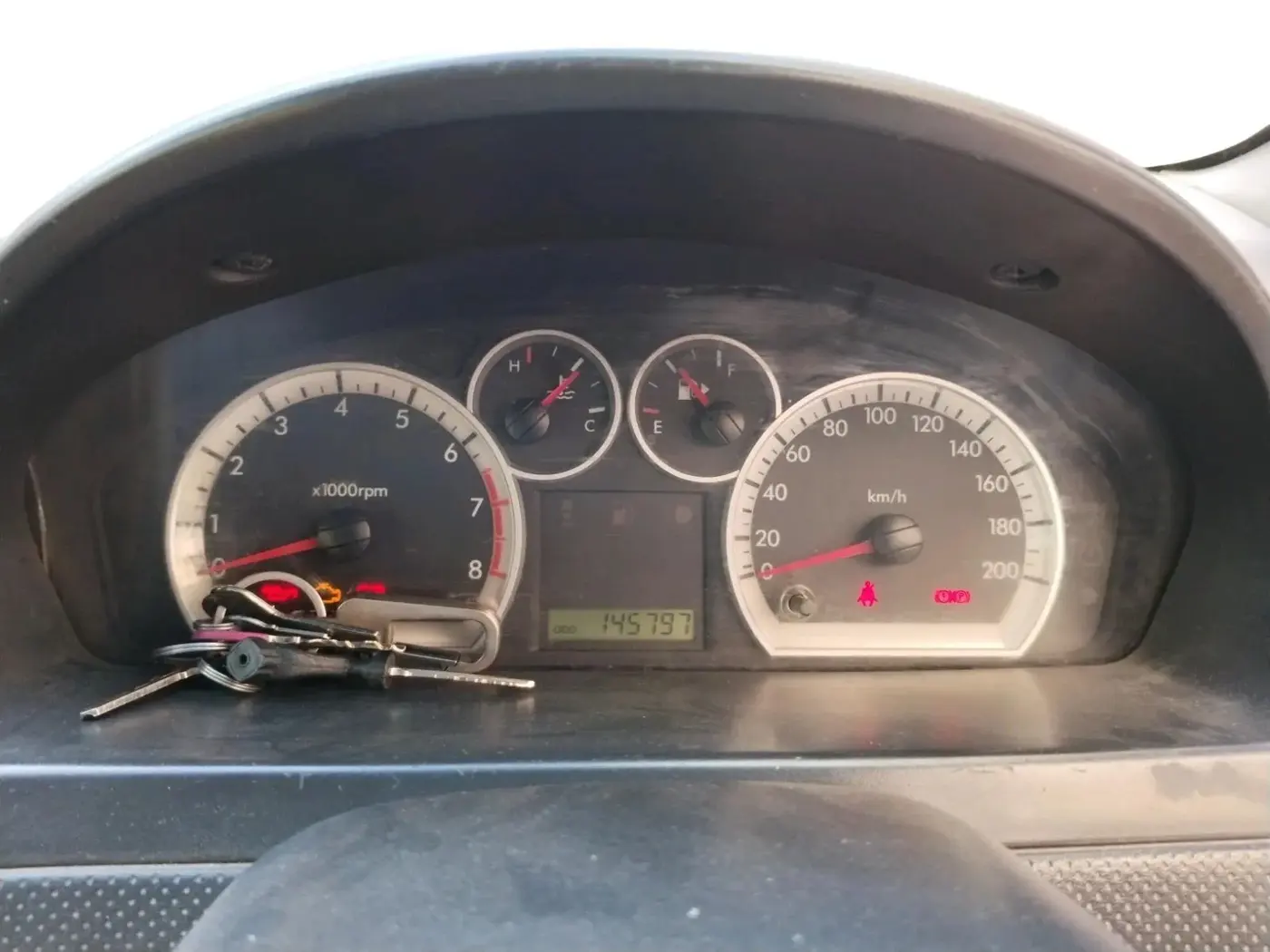 2007 Chevrolet Aveo LT 1.6, Petrol, Manual, 1,45,797 km, interior