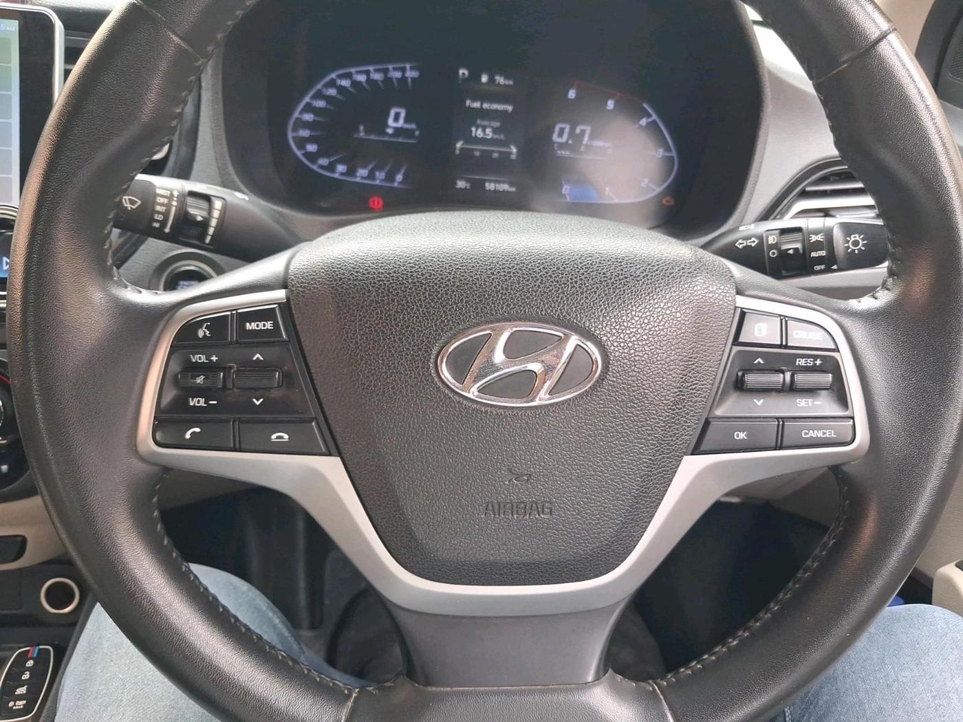 2022 Hyundai Verna SX (O) 1.5 CRDI AT, Diesel, Automatic, 58,109 km, interior