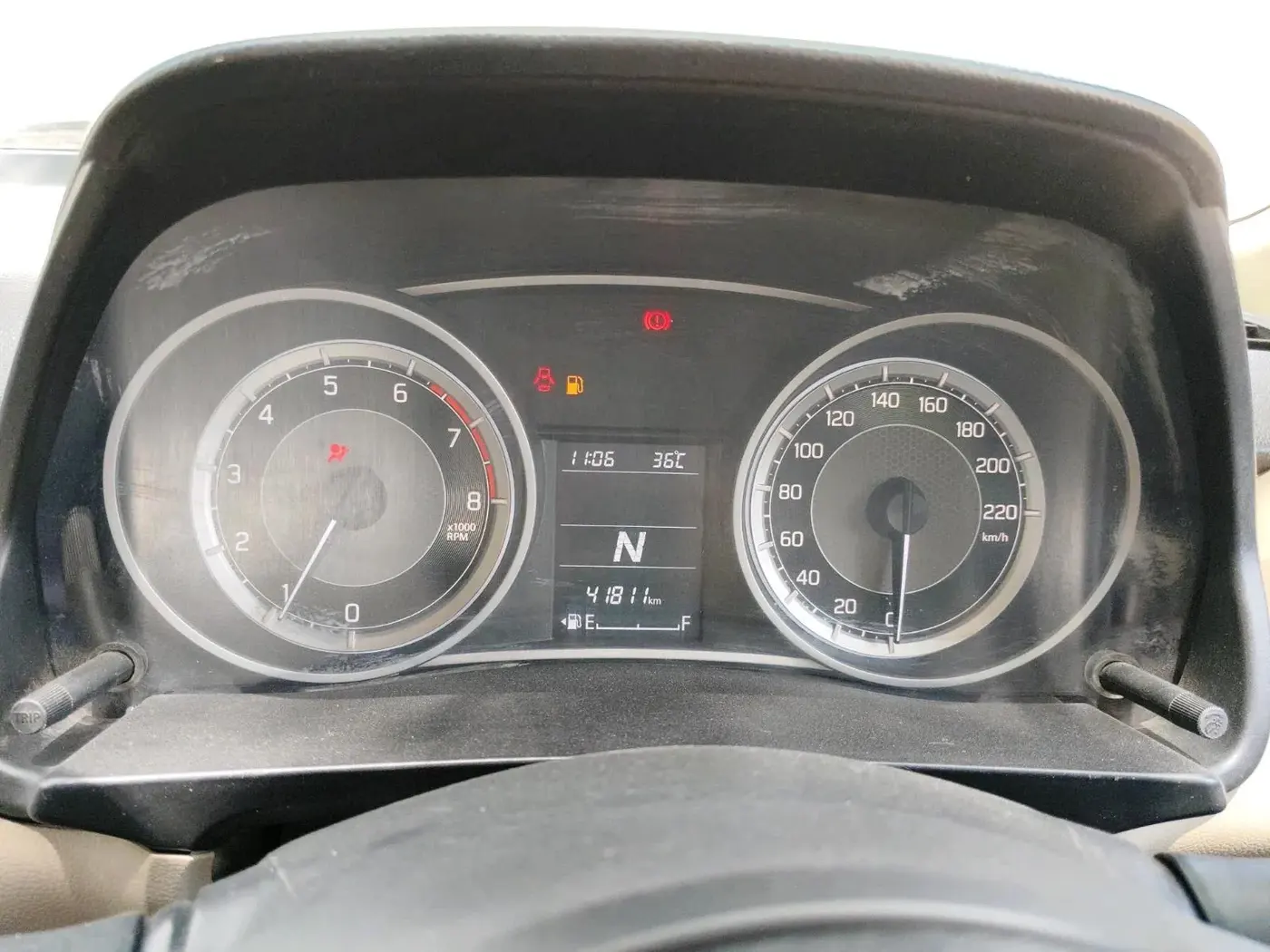 2018 Maruti Dzire VXI AMT, CNG, Automatic, 41,811 km, interior