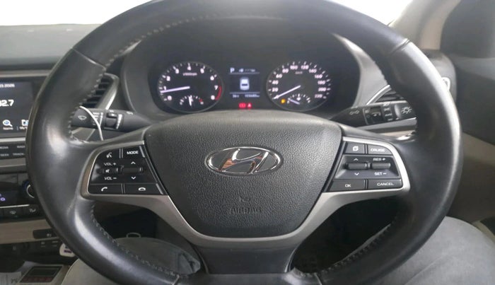 2017 Hyundai Verna 1.6 VTVT SX (O) AT, CNG, Automatic, 1,03,680 km, interior