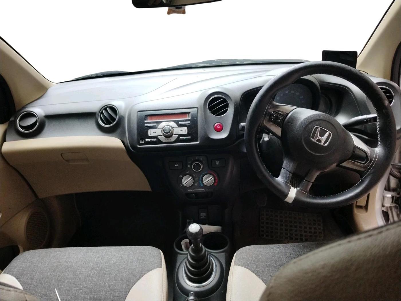 2014 Honda Brio S MT, Petrol, Manual, 61,723 km, interior