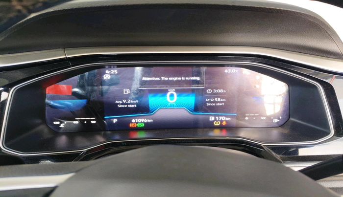 2022 Volkswagen VIRTUS TOPLINE TSI 1.0 AT, Petrol, Automatic, 61,096 km, interior