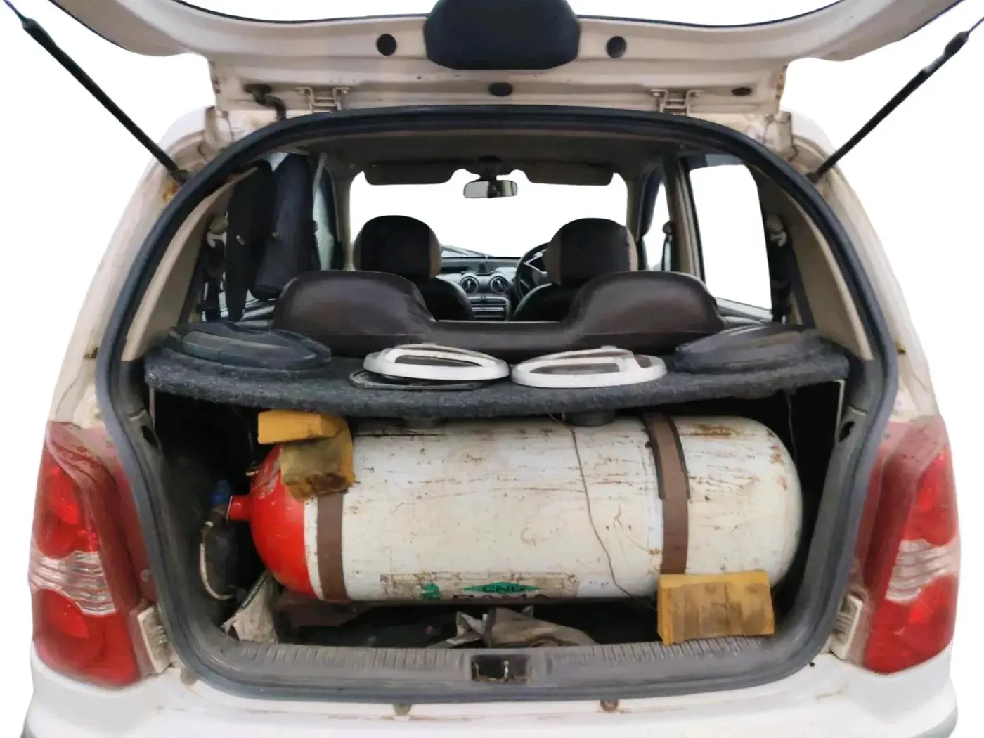 2011 Hyundai Santro Xing GL, CNG, Manual, 1,25,674 km, exterior
