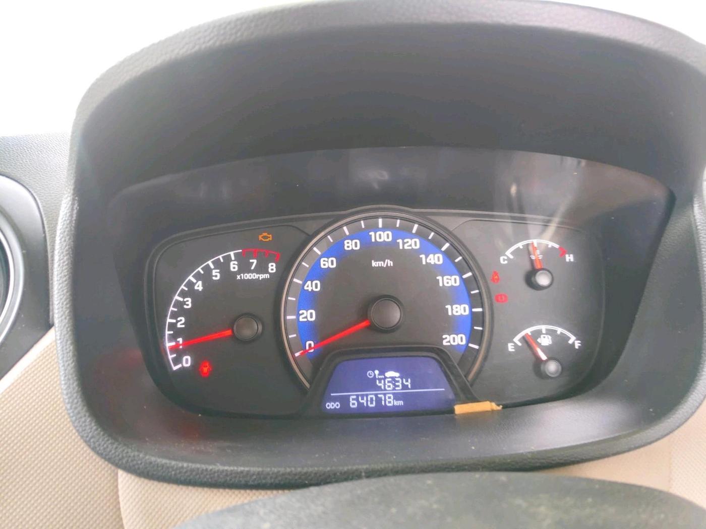 2019 Hyundai Xcent S 1.2, CNG, Manual, 64,078 km, interior