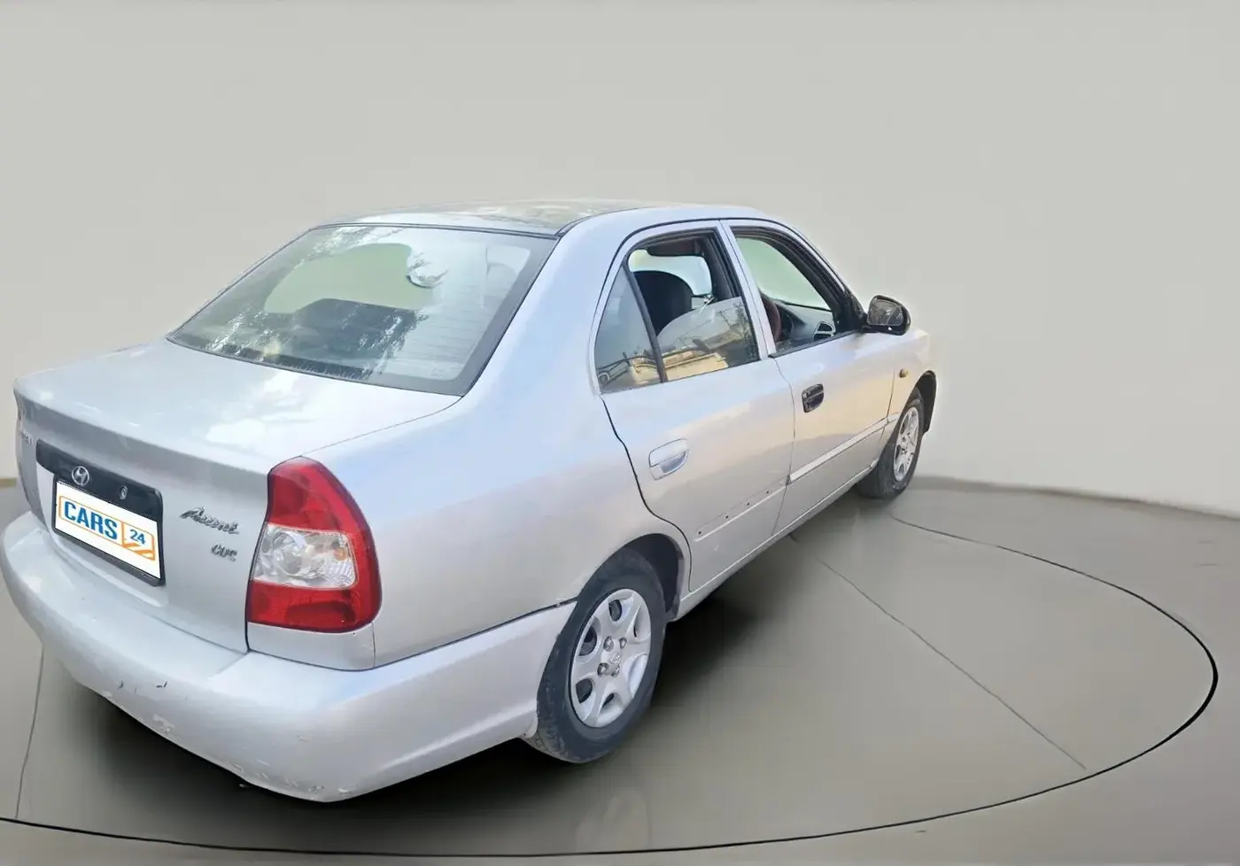 2003 Hyundai Accent GVS, CNG, Manual, 1,22,939 km, exterior