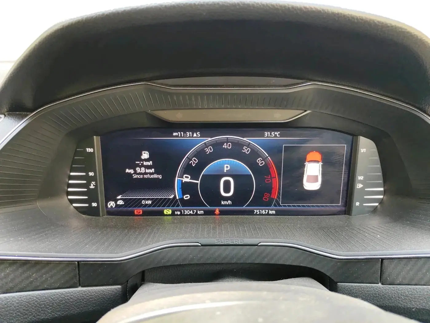 2021 Skoda Superb SPORTLINE AT, Petrol, Automatic, 75,167 km, interior