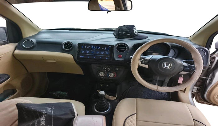 2015 Honda Brio S MT, CNG, Manual, 1,04,429 km, interior