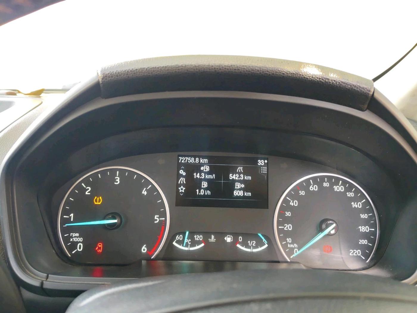2019 Ford Ecosport TITANIUM 1.5L SPORTS(SUNROOF) DIESEL, Diesel, Manual, 72,758 km, interior