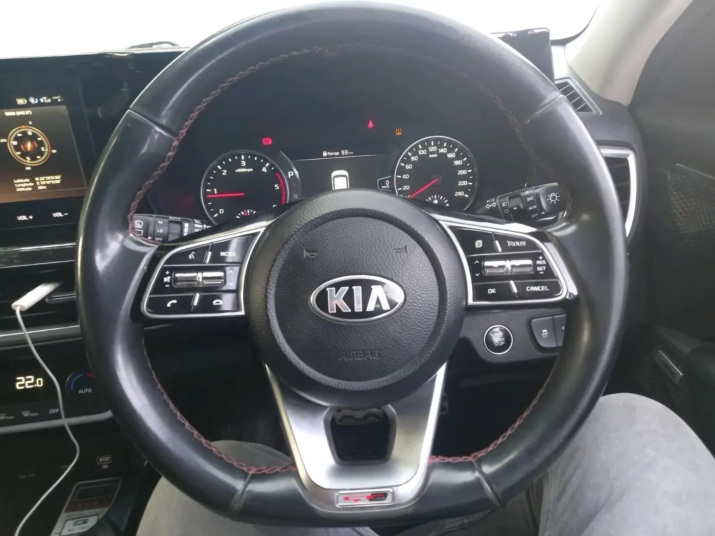 2021 KIA SELTOS GTX PLUS AT 1.5 DIESEL, Diesel, Automatic, 1,38,235 km, interior
