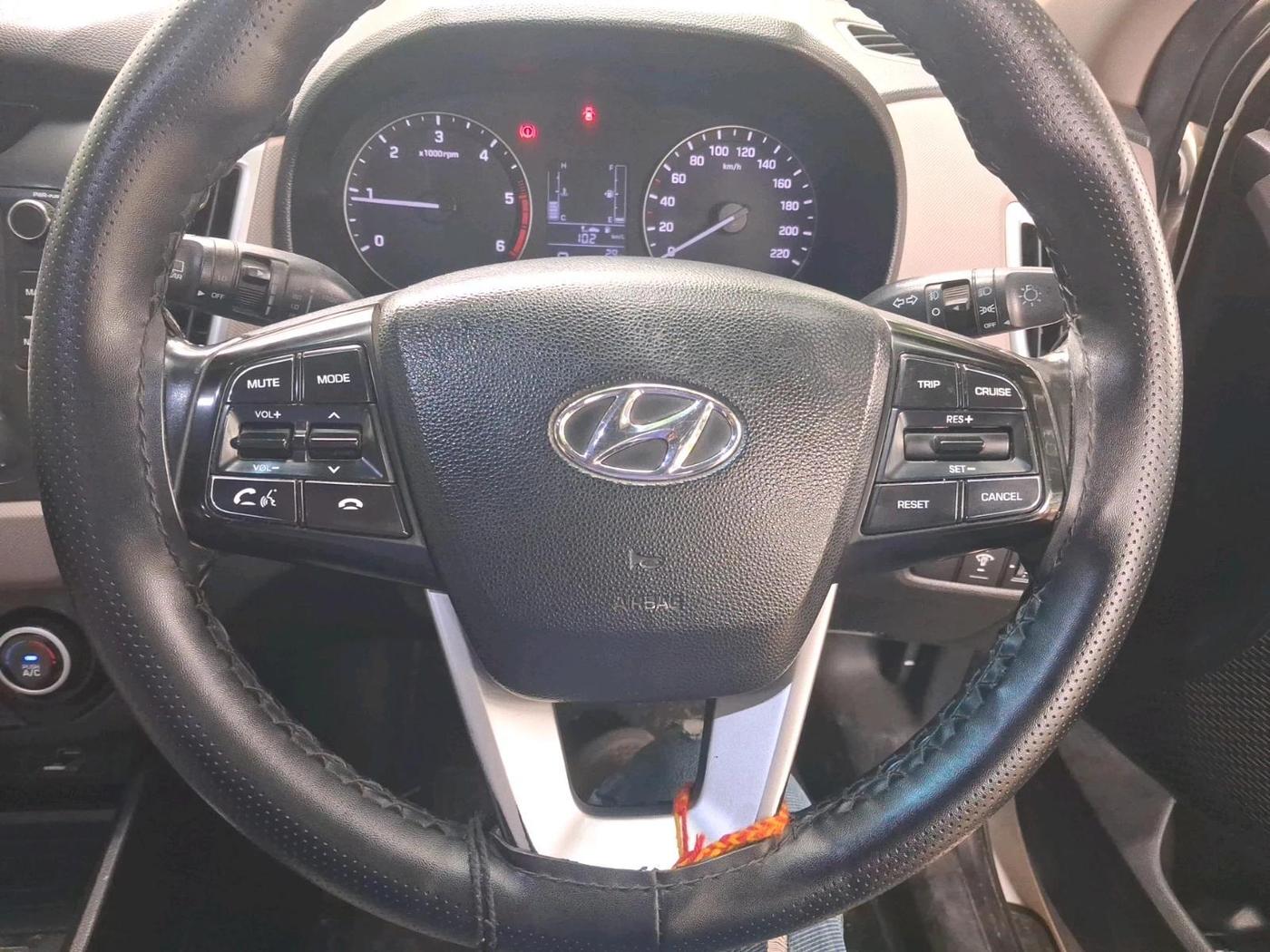 2019 Hyundai Creta SX AT 1.6 DIESEL, Diesel, Automatic, 93,752 km, interior