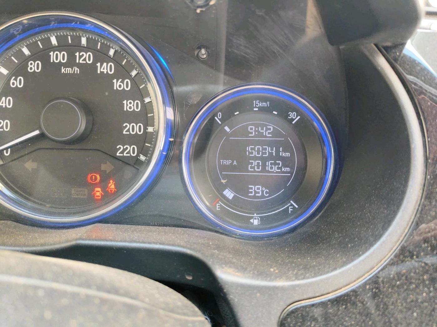 2014 Honda City 1.5L I-VTEC VX, CNG, Manual, 1,50,341 km, interior
