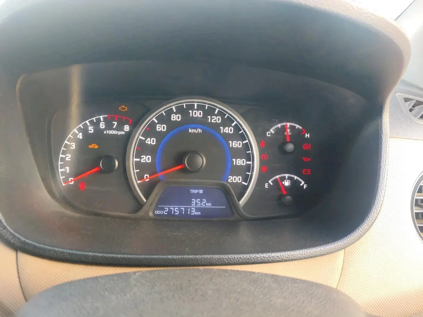 2019 Hyundai Grand i10 MAGNA 1.2 KAPPA VTVT CNG, CNG, Manual, 2,75,713 km, interior