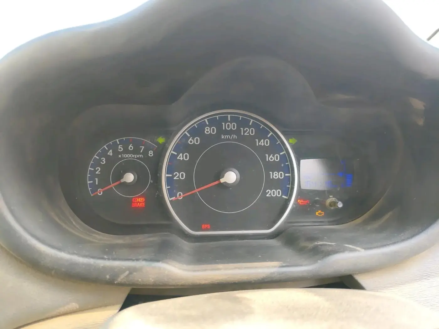 2011 Hyundai i10 MAGNA 1.1, CNG, Manual, 1,64,118 km, interior