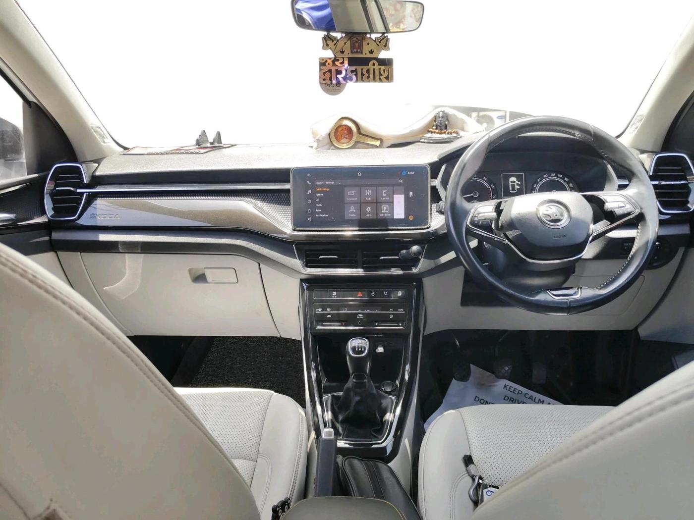 2022 Skoda KUSHAQ STYLE 1.5L TSI MT, Petrol, Manual, 50,118 km, interior