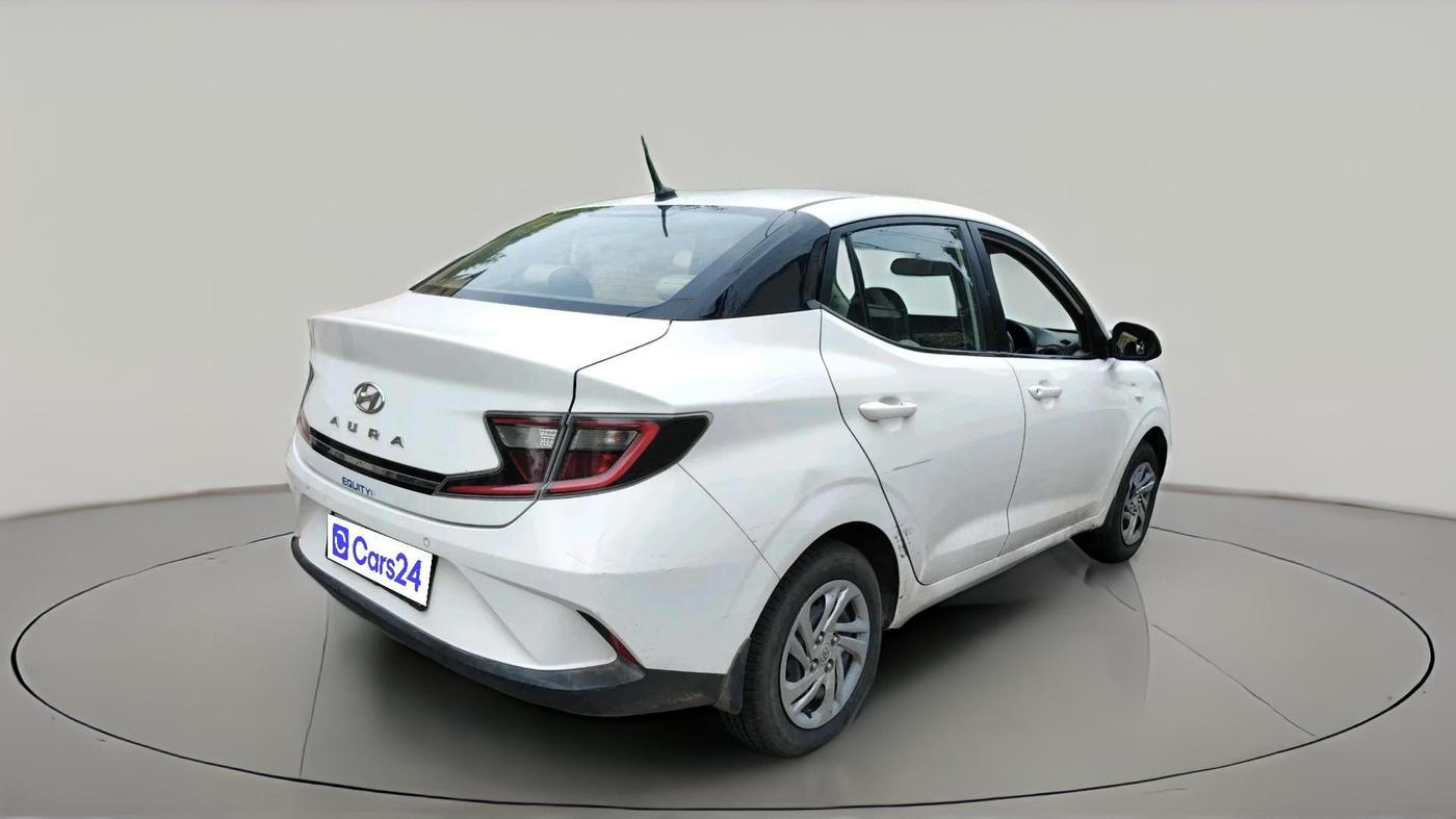 2021 Hyundai AURA S 1.2 CNG, CNG, Manual, 98,862 km, exterior