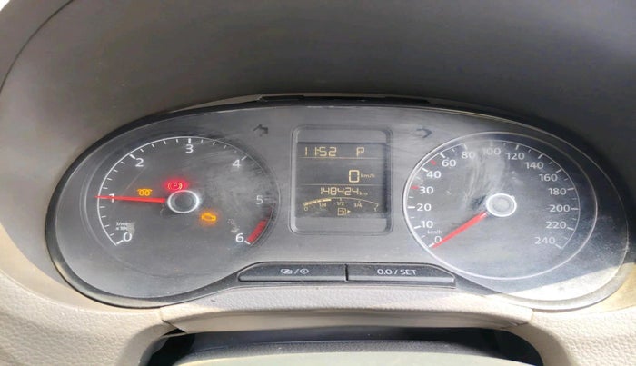 2015 Volkswagen Vento HIGHLINE 1.5 AT, Diesel, Automatic, 1,48,424 km, interior