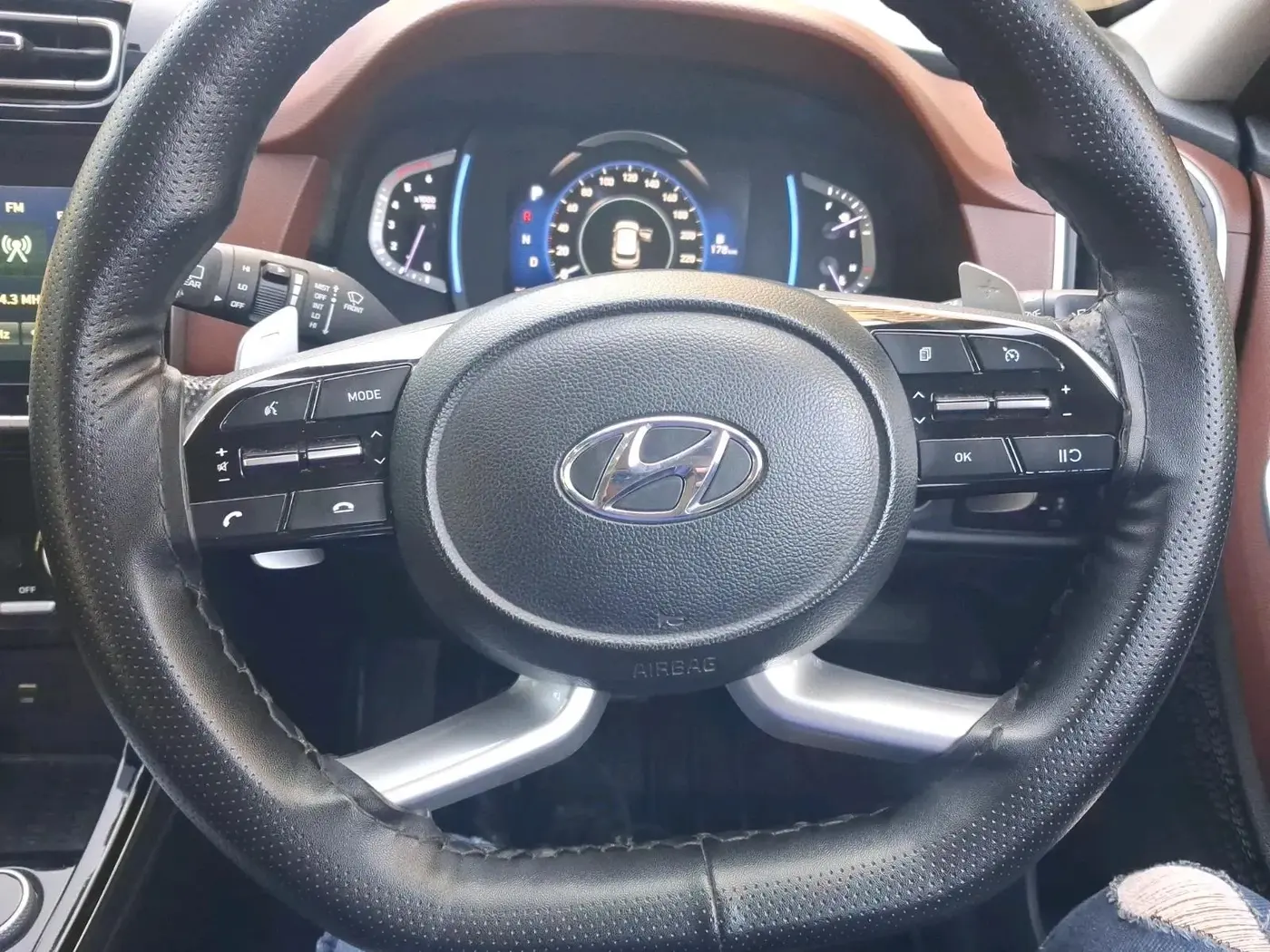 2023 Hyundai ALCAZAR PRESTIGE(O) 1.5 AT 7STR, Diesel, Automatic, 39,727 km, interior