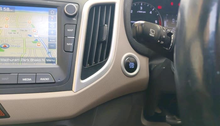 2018 Hyundai Creta SX AT 1.6 DIESEL, Diesel, Automatic, 63,896 km, interior