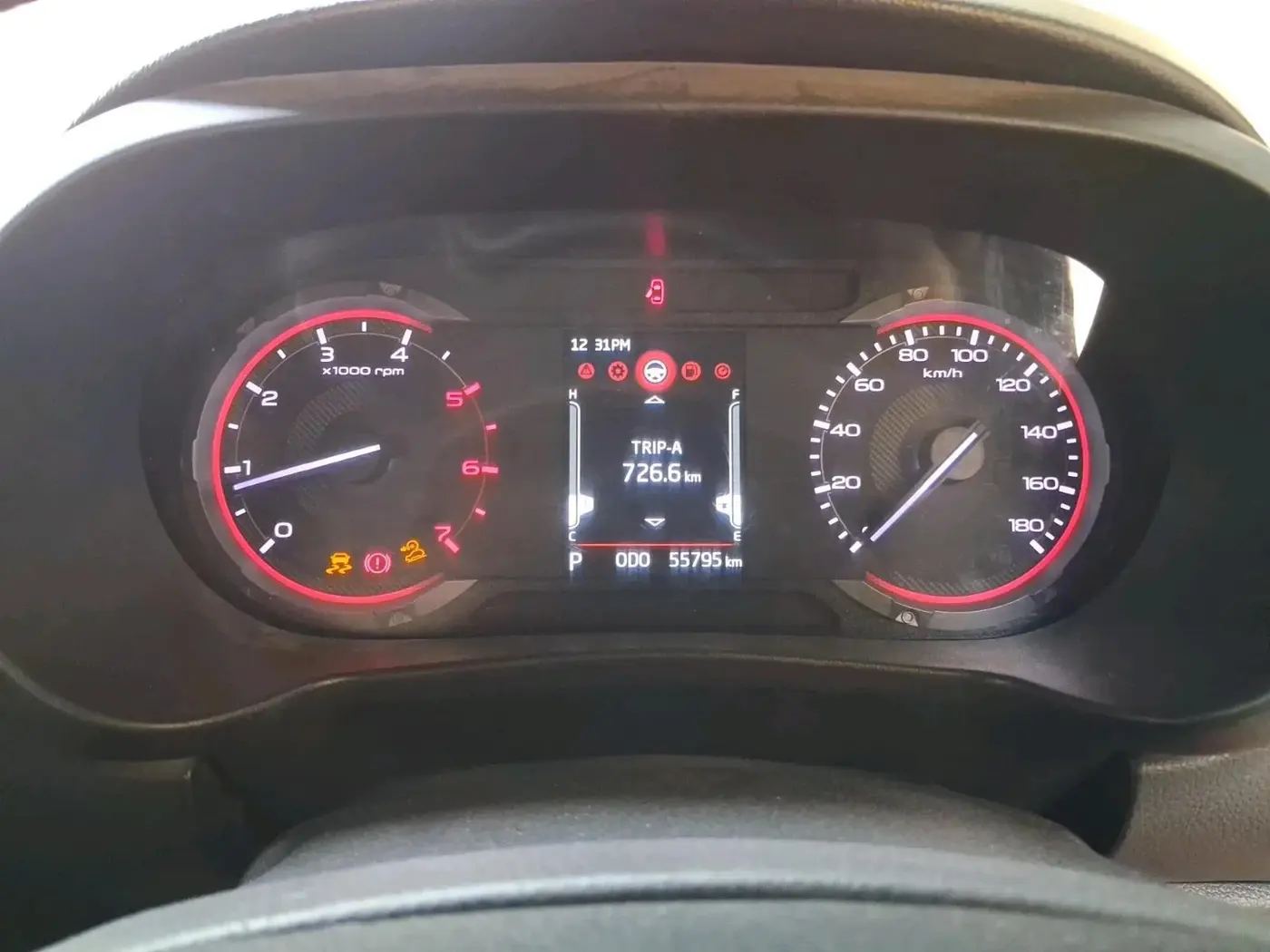 2020 Mahindra Thar LX D 4WD AT CONVERTIBLE, Diesel, Automatic, 55,795 km, interior