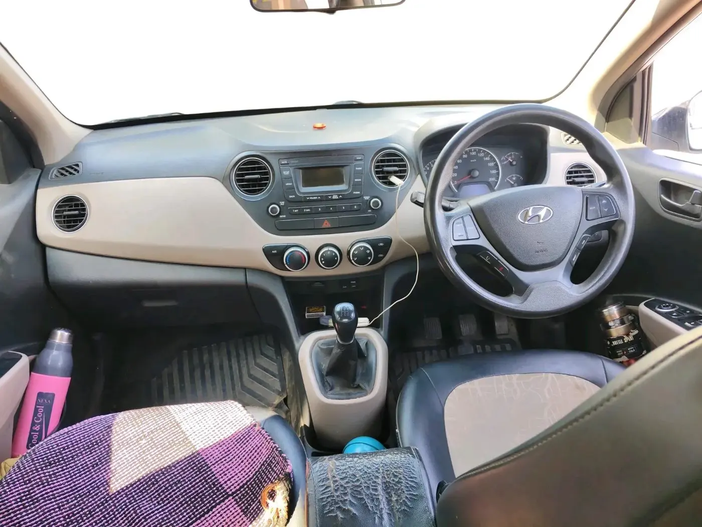 2018 Hyundai Grand i10 MAGNA 1.2 KAPPA VTVT, CNG, Manual, 1,38,193 km, interior