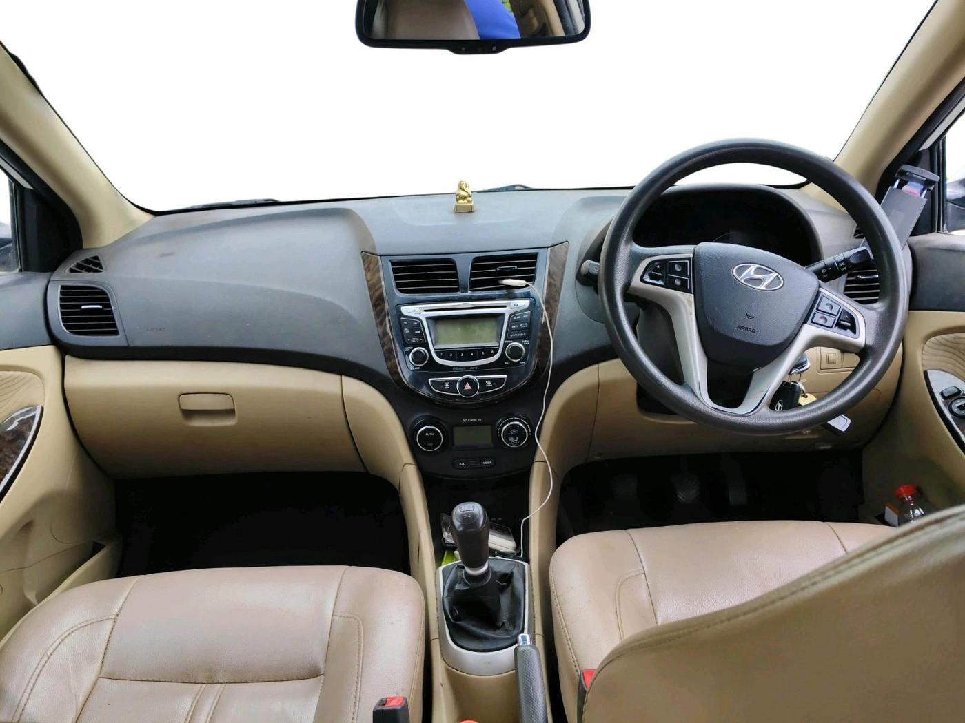 2014 Hyundai Verna FLUIDIC 1.6 VTVT SX, CNG, Manual, 86,908 km, interior