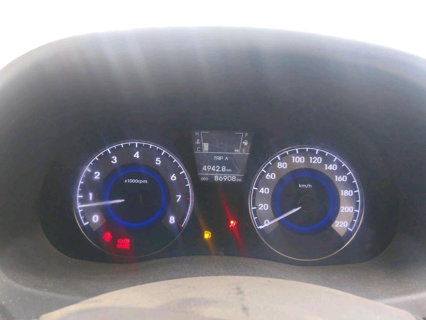 2014 Hyundai Verna FLUIDIC 1.6 VTVT SX, CNG, Manual, 86,908 km, interior
