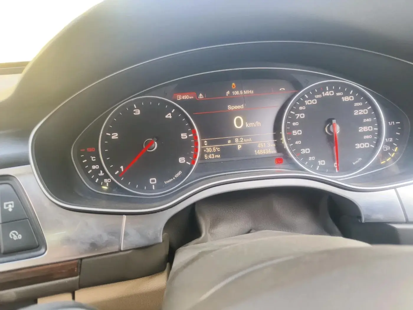 2012 Audi A6 2.0 TDI PREMIUM, Diesel, Automatic, 1,48,434 km, interior