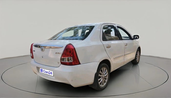 2011 Toyota Etios V, CNG, Manual, 1,60,256 km, exterior