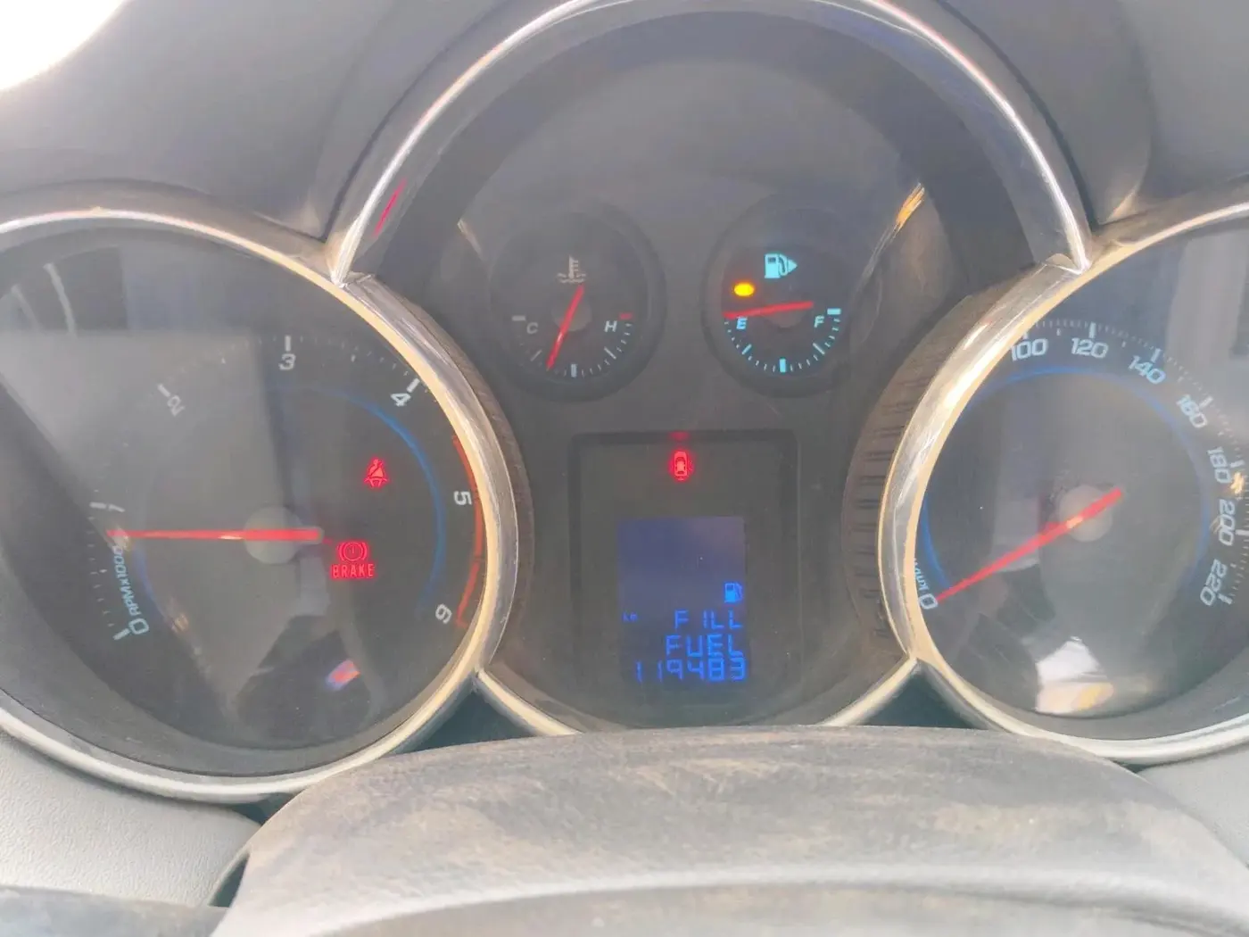 2011 Chevrolet Cruze LTZ, Diesel, Manual, 1,19,483 km, interior