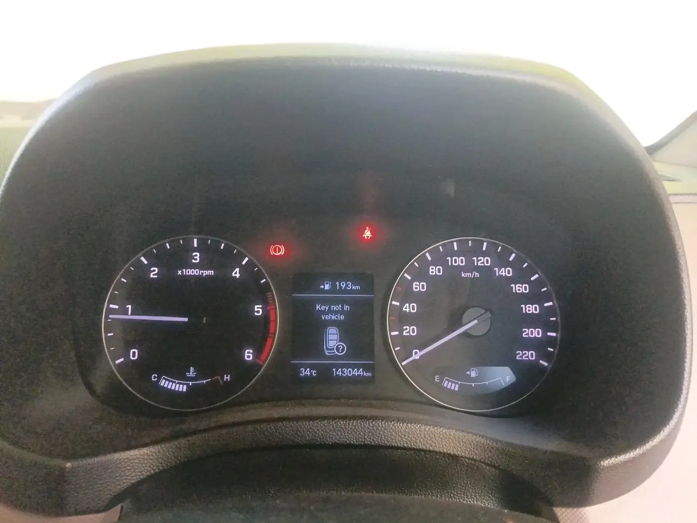 2019 Hyundai Creta SX (O) 1.6 DIESEL, Diesel, Manual, 1,43,044 km, interior