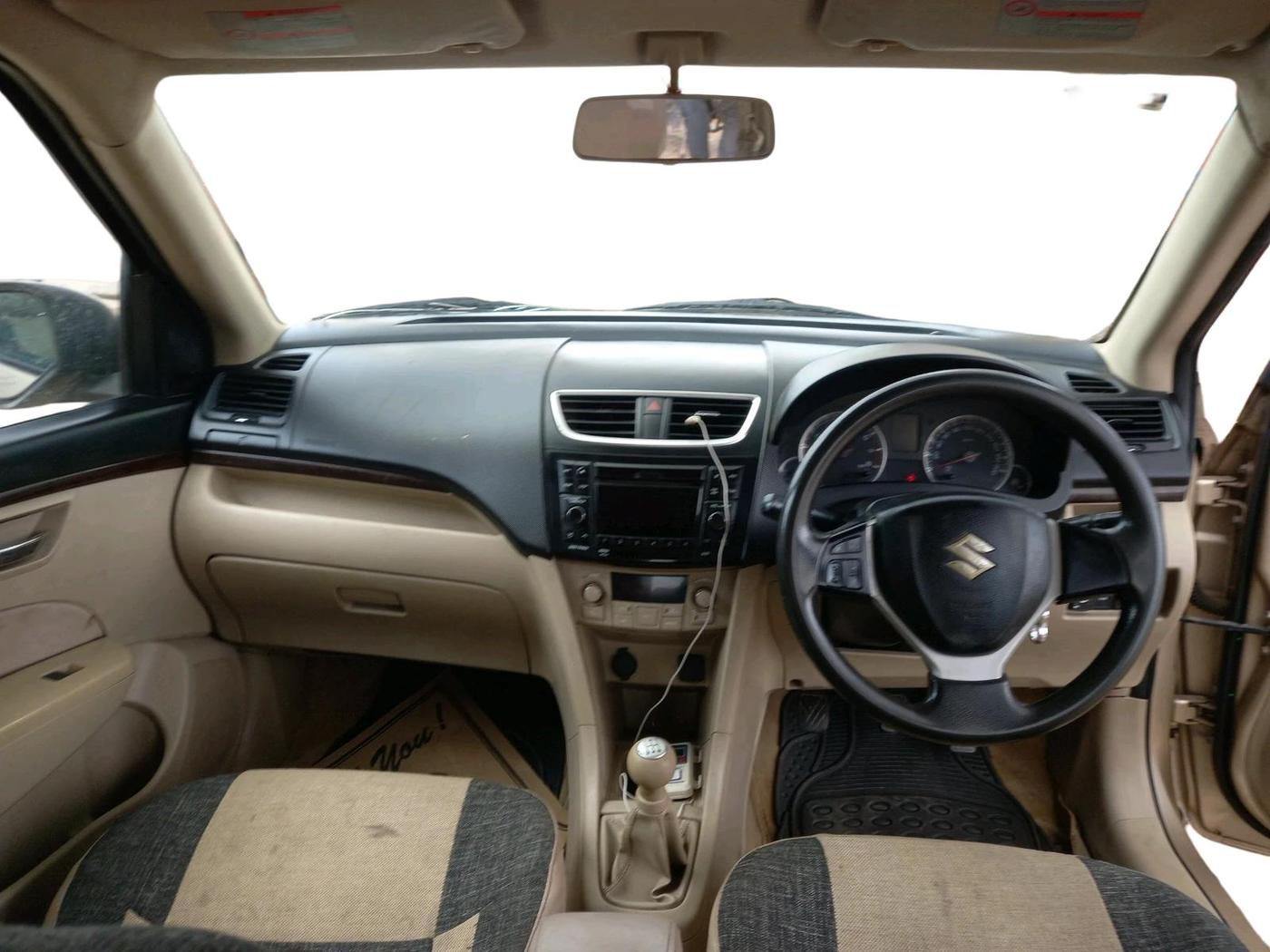 2012 Maruti Swift Dzire ZXI, CNG, Manual, 1,25,660 km, interior