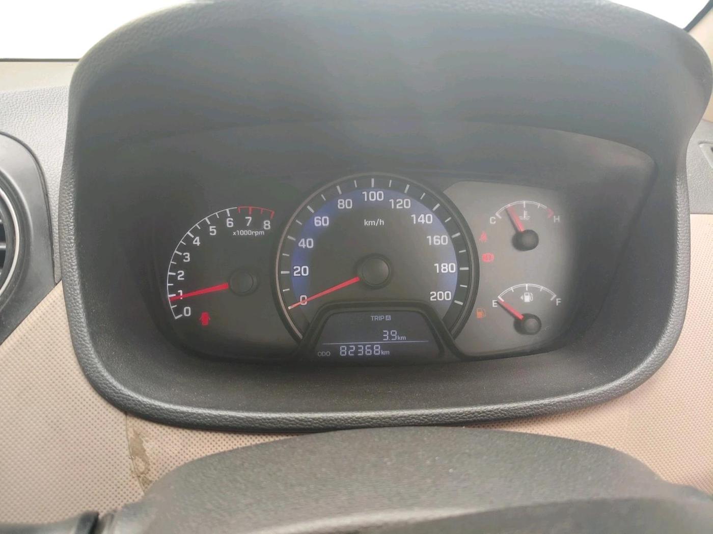 2015 Hyundai Xcent BASE 1.2, CNG, Manual, 82,368 km, interior
