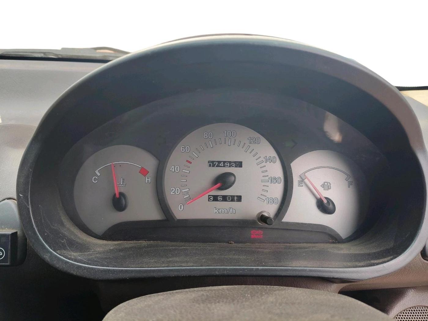 2012 Hyundai Santro Xing GL, CNG, Manual, 74,937 km, interior