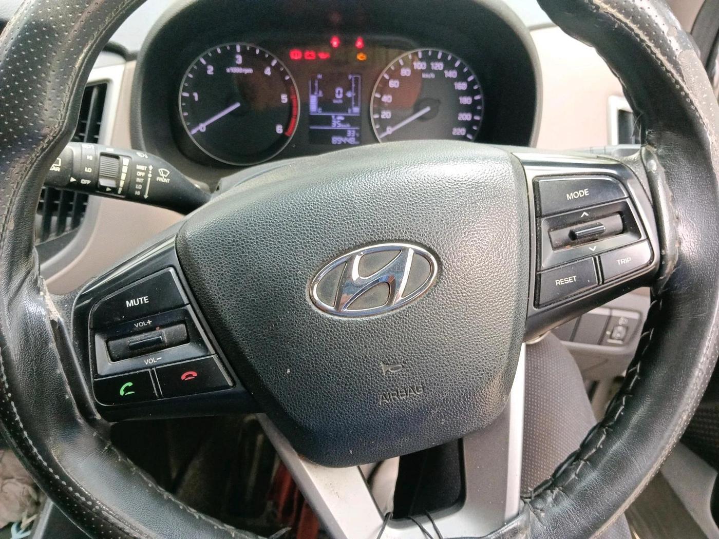 2017 Hyundai Creta SX 1.6 DIESEL, Diesel, Manual, 89,448 km, interior