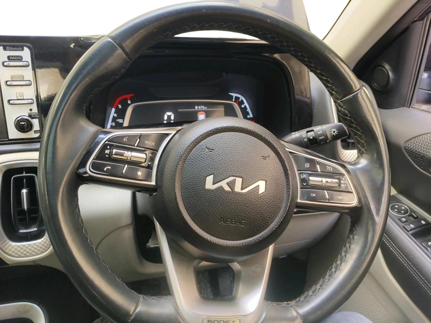2022 KIA SONET HTX 1.5, Diesel, Manual, 50,129 km, interior