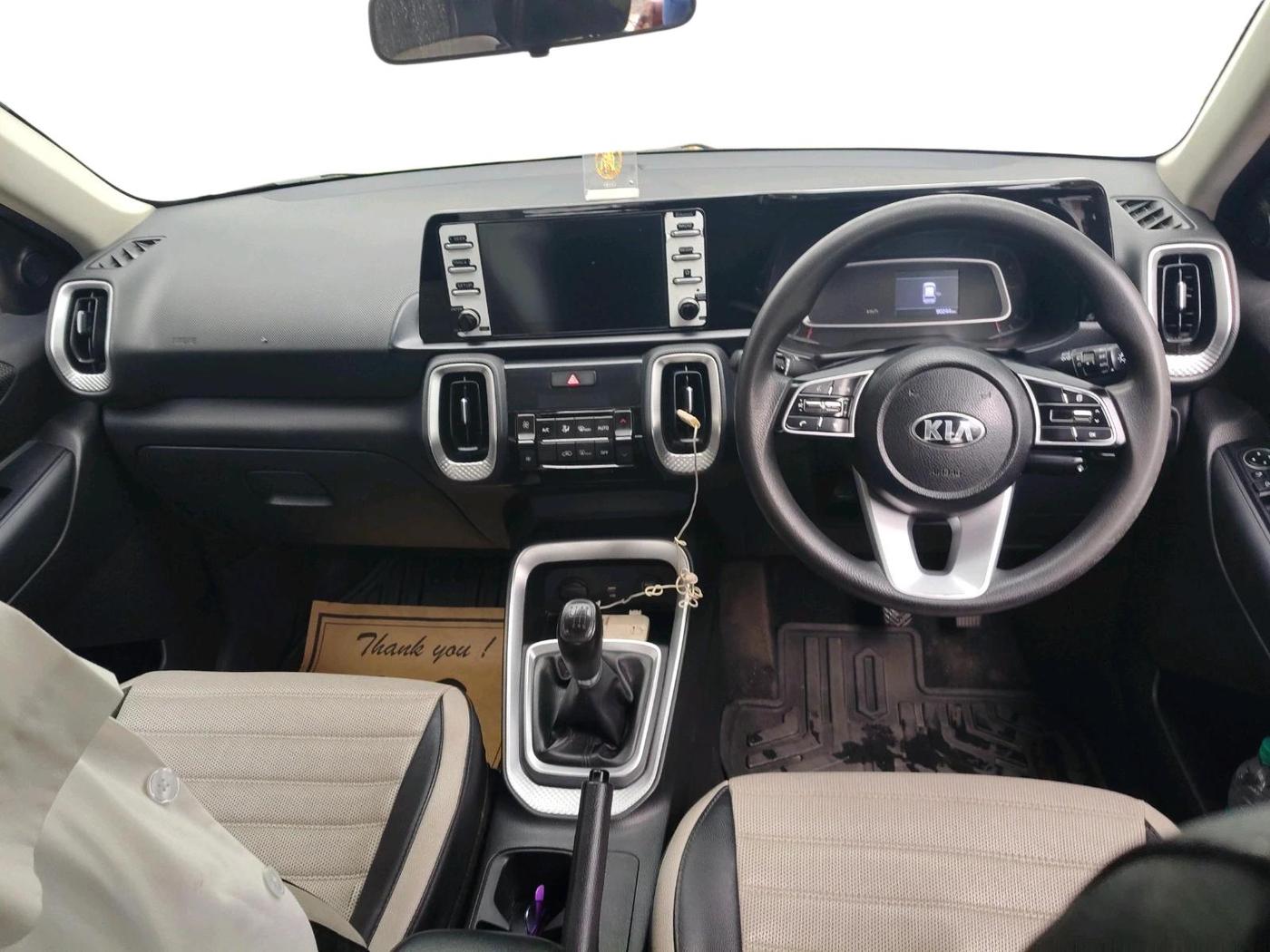 2021 KIA SONET HTK PLUS 1.0 IMT, Petrol, Manual, 90,244 km, interior