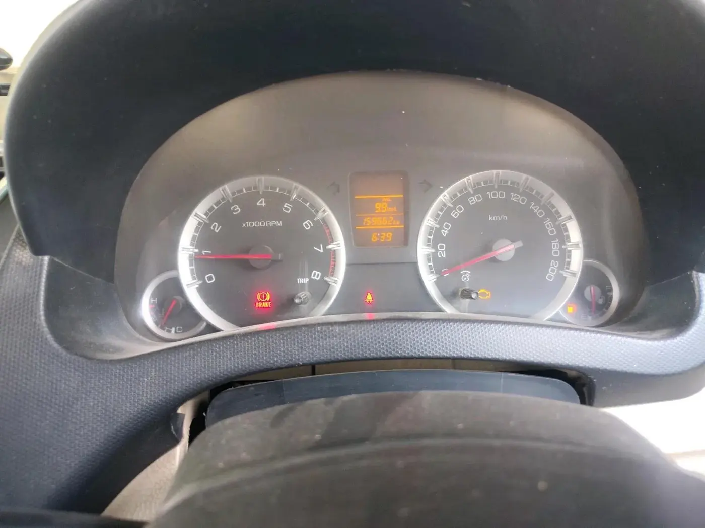 2012 Maruti Swift Dzire VXI, CNG, Manual, 1,59,662 km, interior