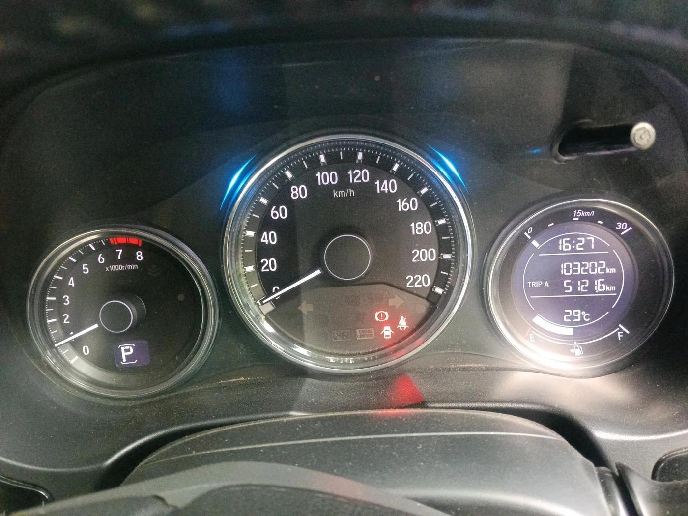 2019 Honda City 1.5L I-VTEC ZX CVT, Petrol, Automatic, 1,03,202 km, interior